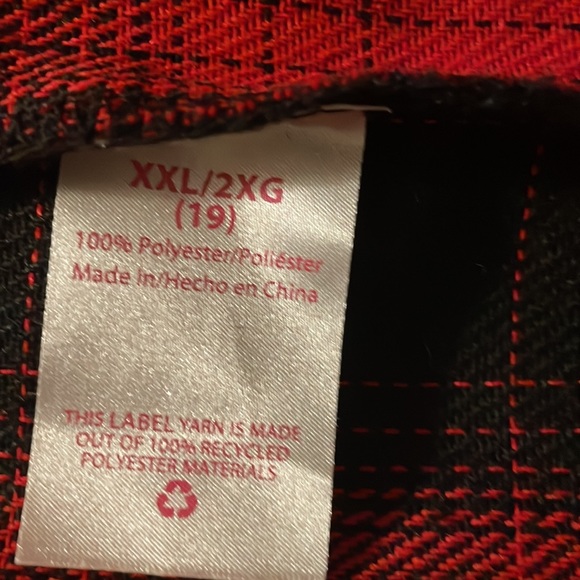 NO BOUNDARIES RED FLANNEL - Picture 7 of 7